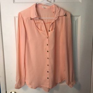 Peach blouse